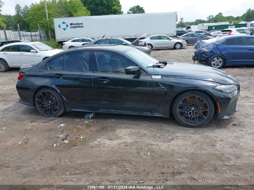 2024 BMW M3 VIN: WBS43AY01RFT01494 Lot: 12061180