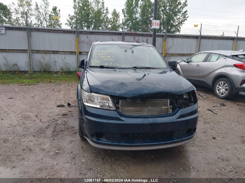 2013 Dodge Journey Cvp/Se Plus VIN: 3C4PDCAB7DT721221 Lot: 12061187