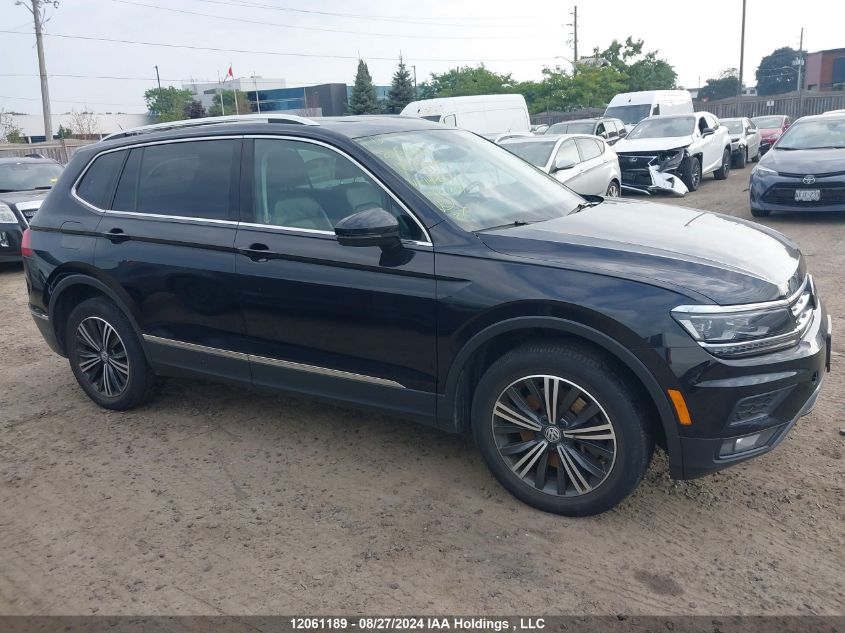 2018 Volkswagen Tiguan VIN: 3VV4B7AX9JM148213 Lot: 12061189