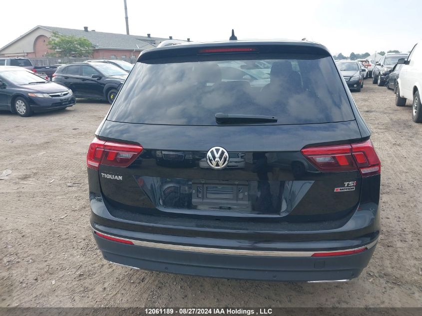 2018 Volkswagen Tiguan VIN: 3VV4B7AX9JM148213 Lot: 12061189