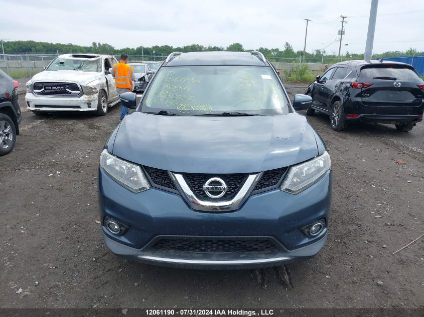 2014 Nissan Rogue VIN: 5N1AT2MV6EC820212 Lot: 12061190