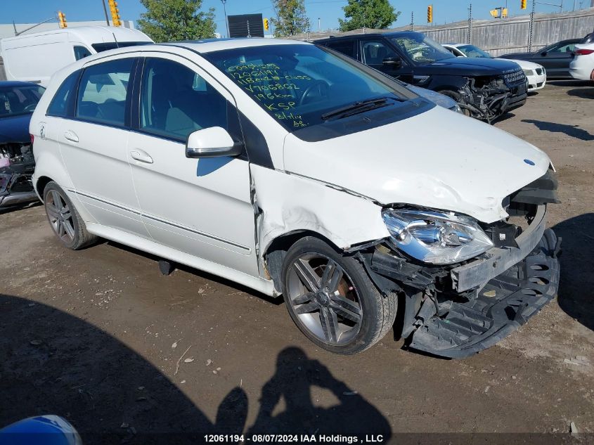 2011 Mercedes-Benz B-Class VIN: WDDFH3EB8BJ706862 Lot: 12061194