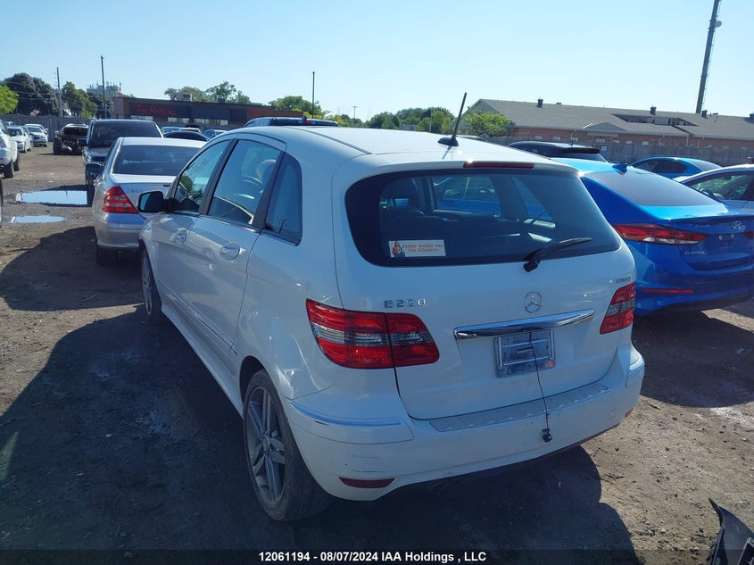 2011 Mercedes-Benz B-Class VIN: WDDFH3EB8BJ706862 Lot: 12061194