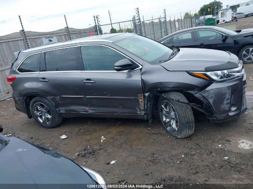 2018 Toyota Highlander Limited VIN: 5TDDZRFH0JS490138 Lot: 12061202