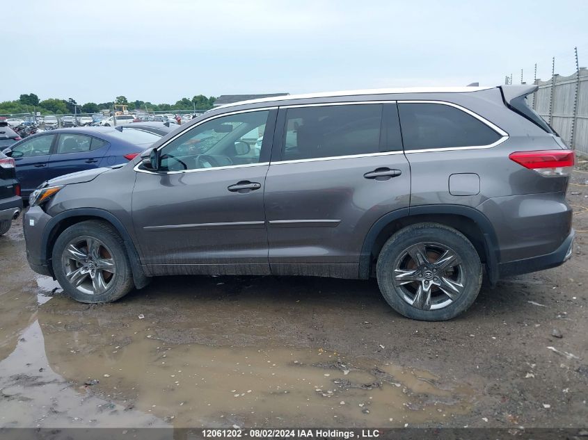 2018 Toyota Highlander Limited VIN: 5TDDZRFH0JS490138 Lot: 12061202