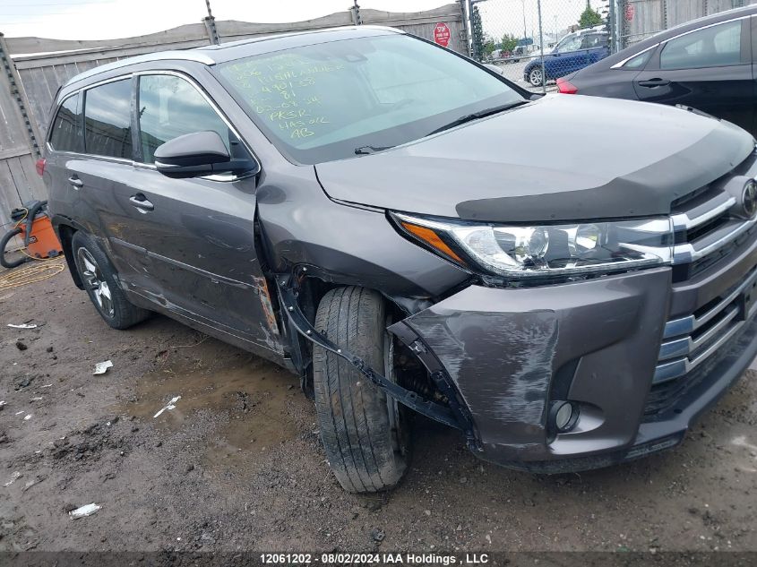 2018 Toyota Highlander Limited VIN: 5TDDZRFH0JS490138 Lot: 12061202