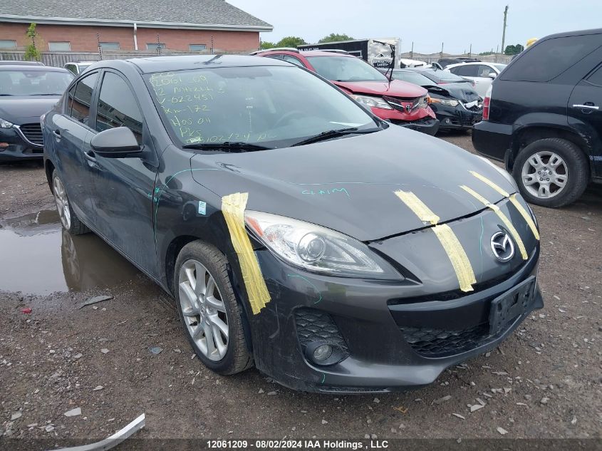 2012 Mazda Mazda3 VIN: JM1BL1W58C1622451 Lot: 12061209