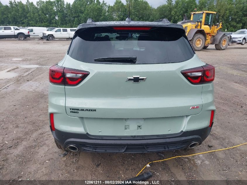 2024 Chevrolet Trailblazer VIN: KL79MUSL6RB154477 Lot: 12061211