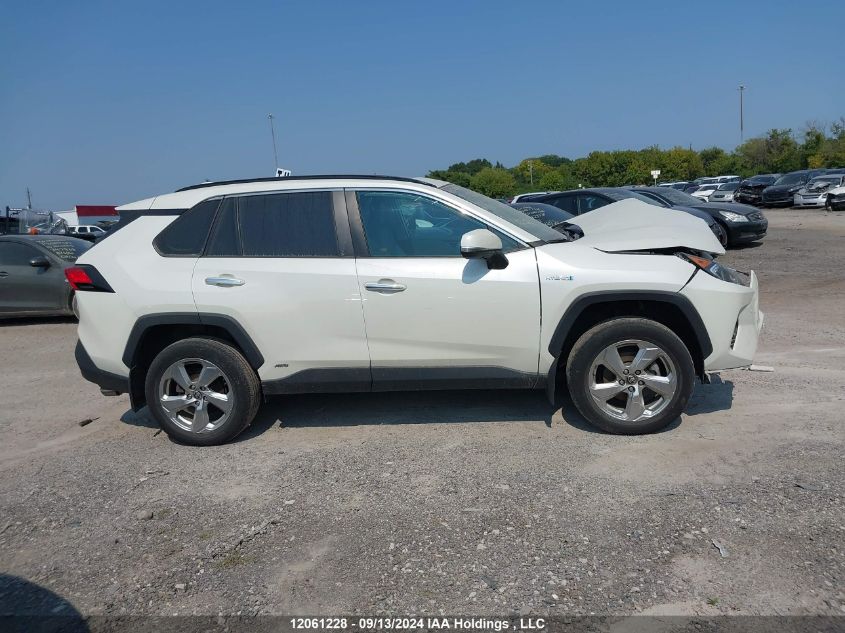 2021 Toyota Rav4 Limited VIN: 2T3DWRFV2MW114834 Lot: 12061228