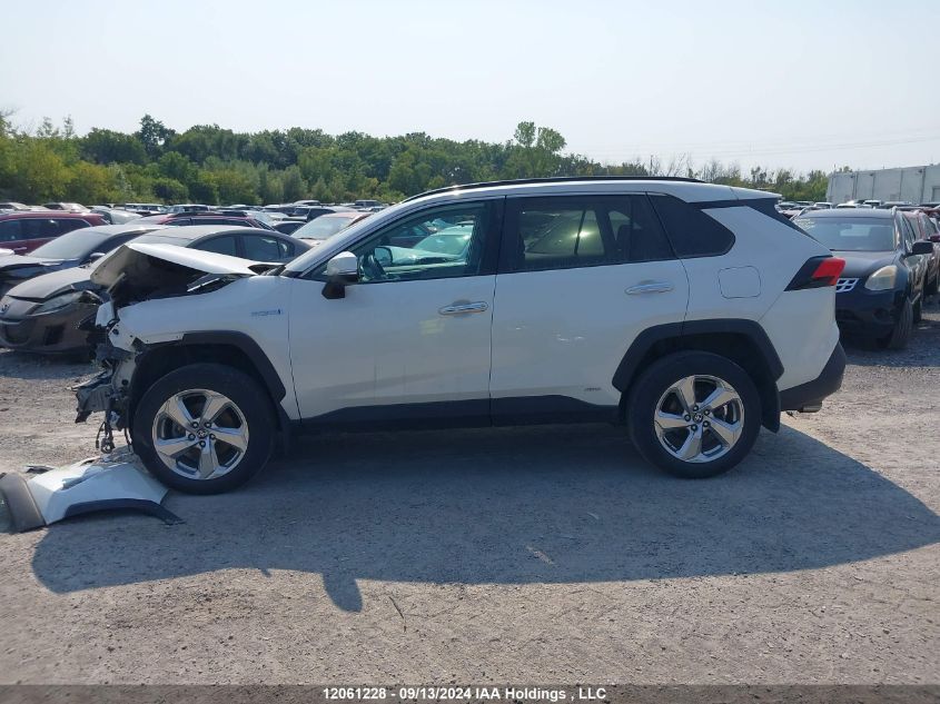 2021 Toyota Rav4 Limited VIN: 2T3DWRFV2MW114834 Lot: 12061228