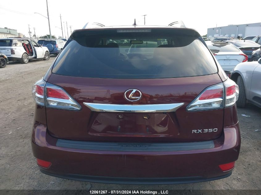 2014 Lexus Rx 350/Base/F Sport VIN: 2T2BK1BA1EC235465 Lot: 12061267