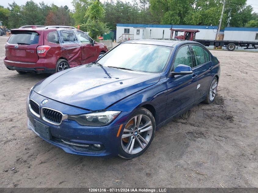 2016 BMW 3 Series VIN: WBA8A3C50GK688697 Lot: 12061316