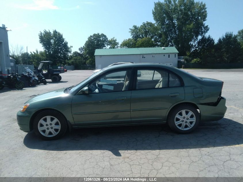 2003 Honda Civic Sdn VIN: 2HGES16623H904564 Lot: 12061326