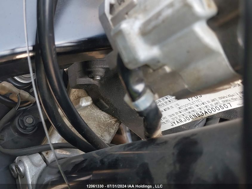 2003 Yamaha Yzfr6 Sb VIN: JYARJ06N83A000507 Lot: 12061330