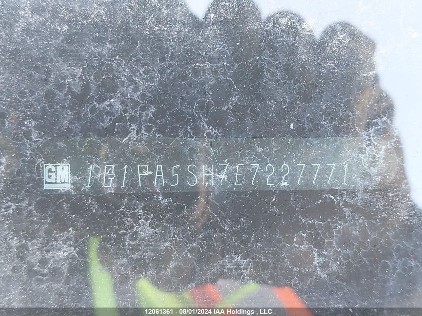 2014 Chevrolet Cruze VIN: 1G1PA5SH7E7227771 Lot: 12061361