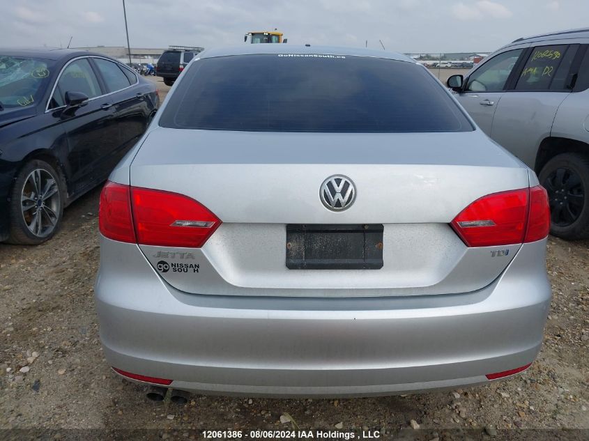 2014 Volkswagen Jetta Sedan VIN: 3VWDL7AJ6EM271106 Lot: 12061386