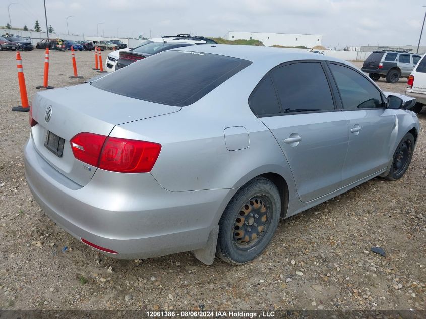 2014 Volkswagen Jetta Sedan VIN: 3VWDL7AJ6EM271106 Lot: 12061386