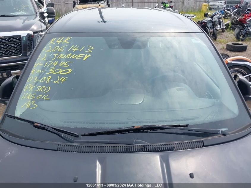 2012 Dodge Journey VIN: 3C4PDCAB2CT174115 Lot: 12061413