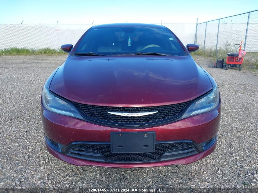 2016 Chrysler 200 S VIN: 1C3CCCBG2GN176534 Lot: 12061445