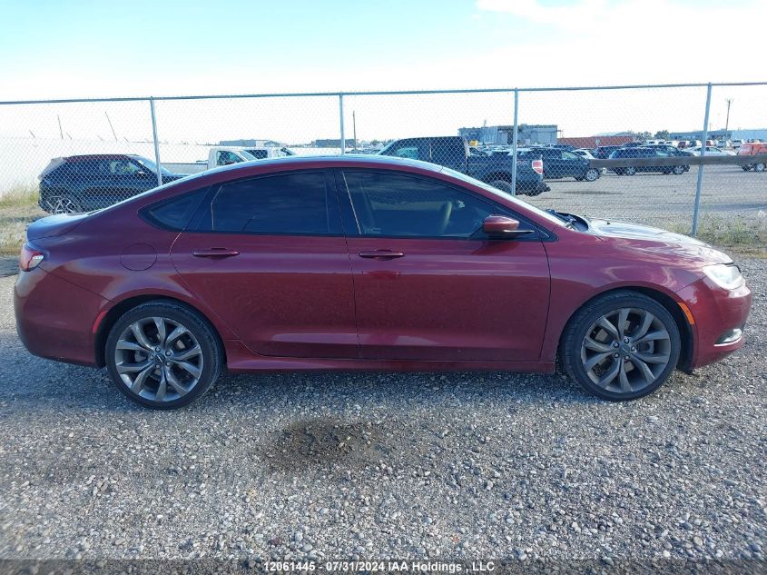 2016 Chrysler 200 S VIN: 1C3CCCBG2GN176534 Lot: 12061445