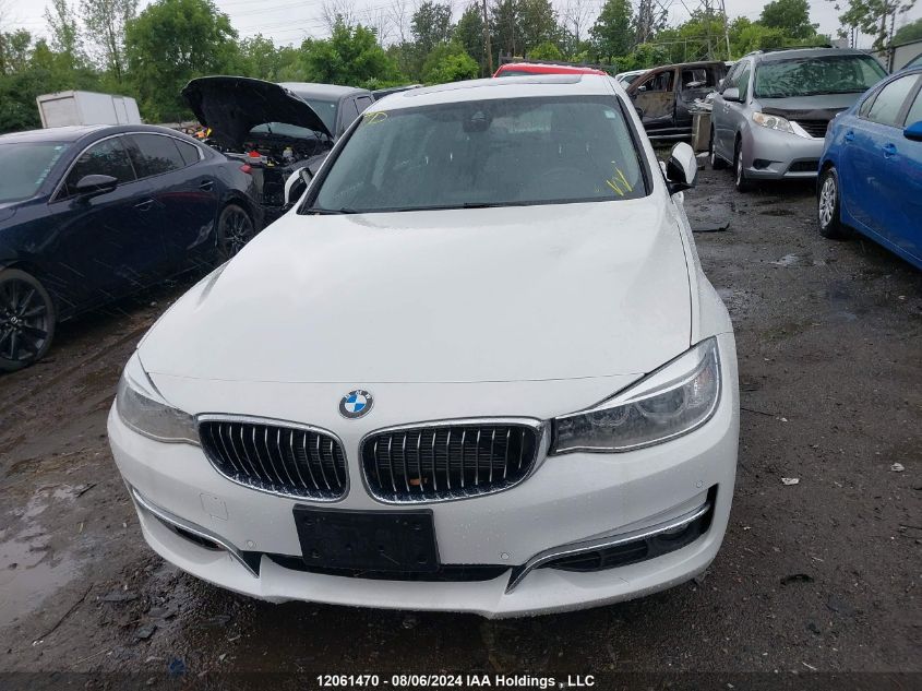 2015 BMW 3 Series Gran Turismo VIN: WBA3X5C52FD561098 Lot: 12061470