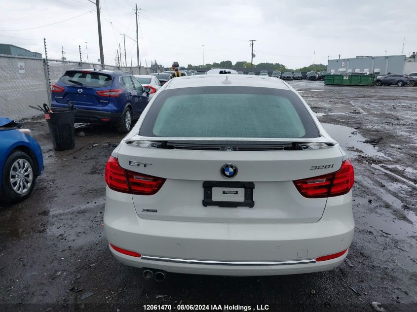 2015 BMW 3 Series Gran Turismo VIN: WBA3X5C52FD561098 Lot: 12061470