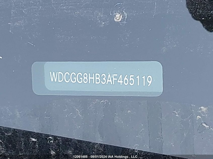2010 Mercedes-Benz Glk-Class VIN: WDCGG8HB3AF465119 Lot: 12061485