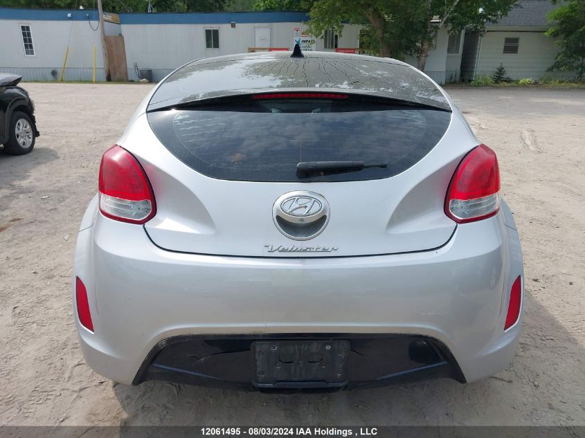 2012 Hyundai Veloster VIN: KMHTC6AD2CU044115 Lot: 12061495