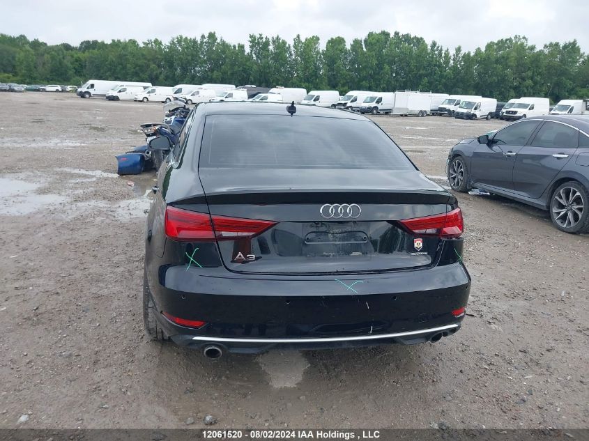 2019 Audi A3 Sedan VIN: WAUBEGFF2KA073329 Lot: 12061520