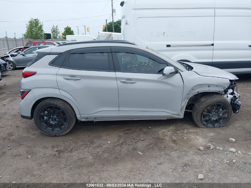 2023 Hyundai Kona Sel VIN: KM8K33AGXPU185590 Lot: 12061532