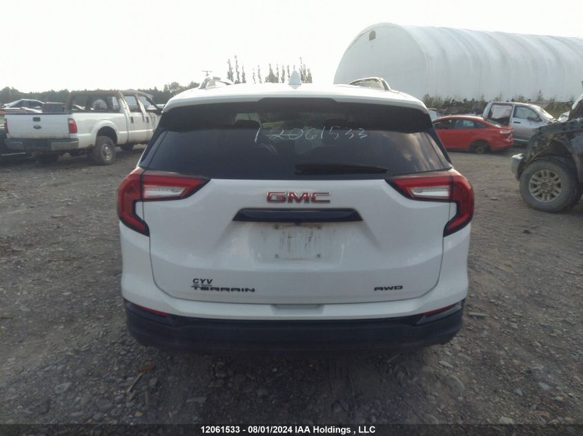 2022 GMC Terrain VIN: 3GKALTEV2NL242269 Lot: 12061533