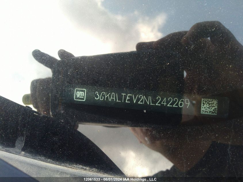 2022 GMC Terrain VIN: 3GKALTEV2NL242269 Lot: 12061533