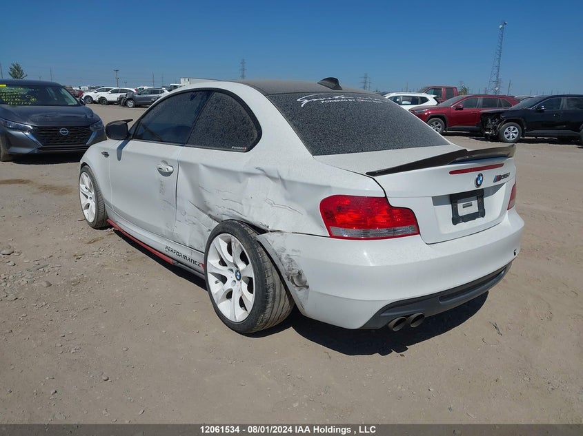 2010 BMW 1 Series VIN: WBAUC7C52AVK96178 Lot: 12061534