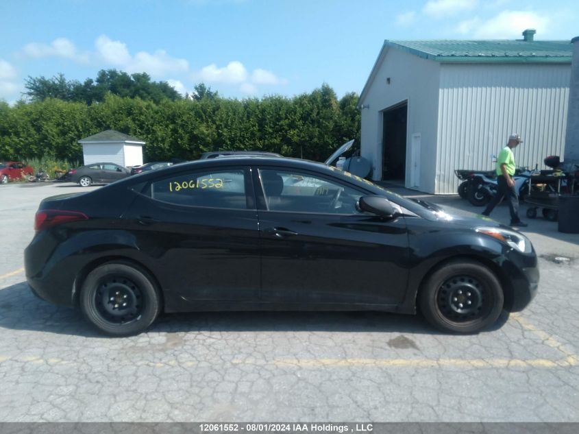 2016 Hyundai Elantra VIN: 5NPDH4AE7GH739262 Lot: 12061552