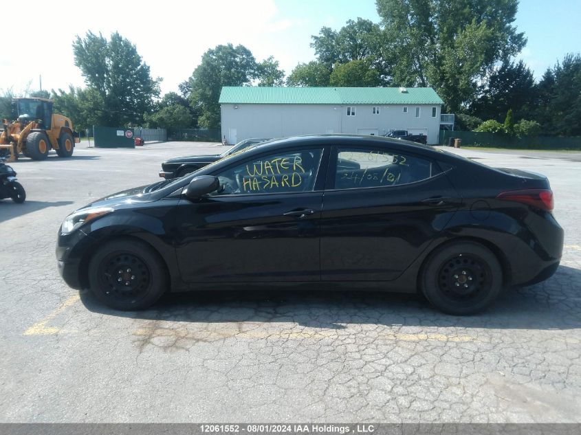 2016 Hyundai Elantra VIN: 5NPDH4AE7GH739262 Lot: 12061552