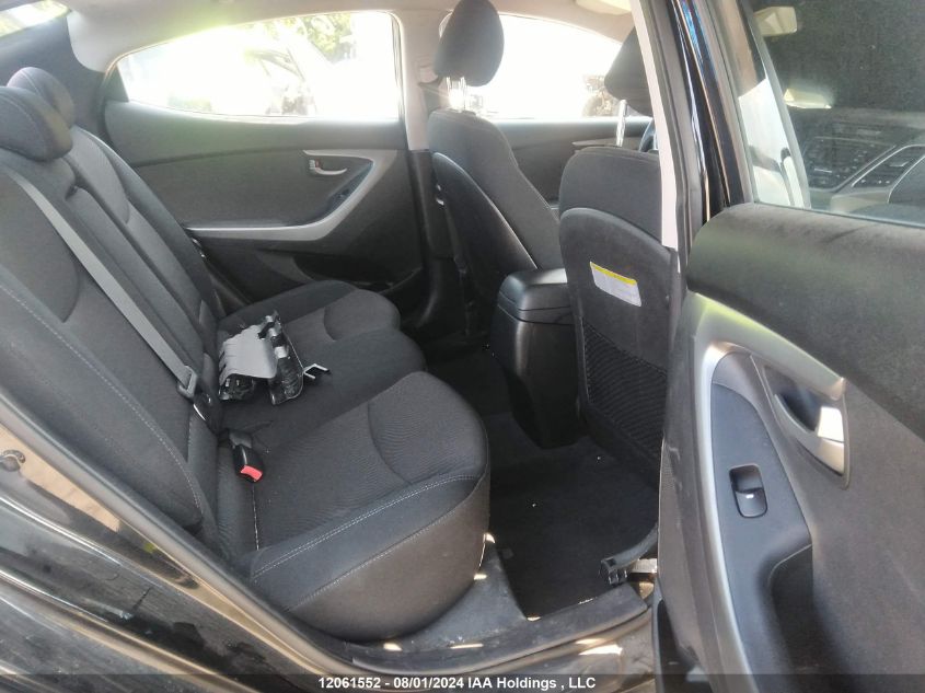 2016 Hyundai Elantra VIN: 5NPDH4AE7GH739262 Lot: 12061552