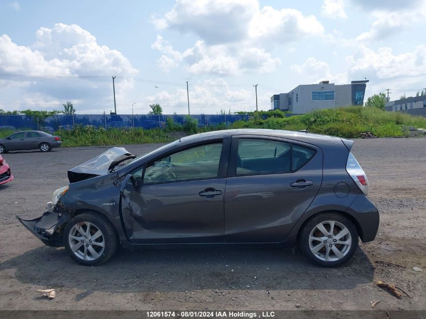 2012 Toyota Prius C VIN: JTDKDTB35C1023097 Lot: 12061574