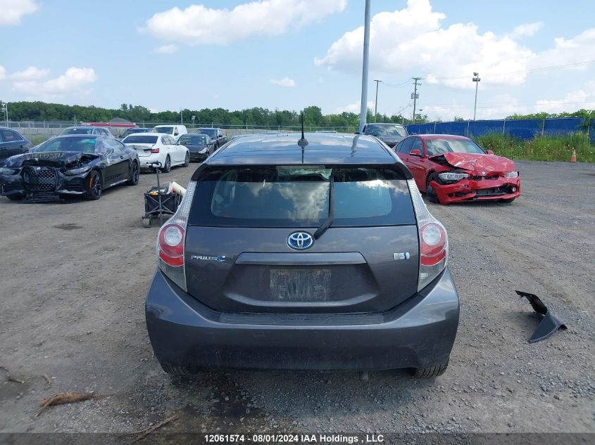 2012 Toyota Prius C VIN: JTDKDTB35C1023097 Lot: 12061574