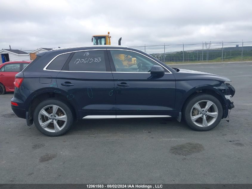 2018 Audi Q5 VIN: WA1BNAFY3J2215837 Lot: 12061583