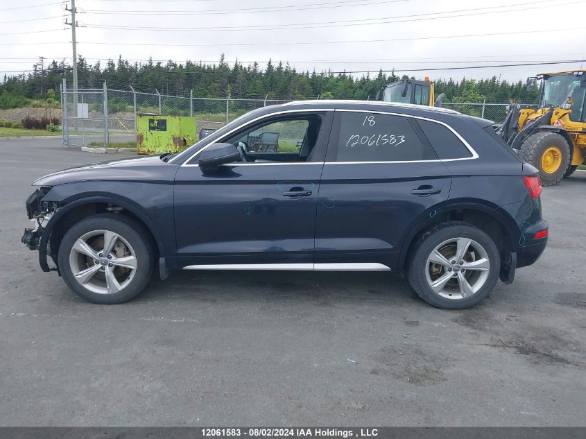 2018 Audi Q5 VIN: WA1BNAFY3J2215837 Lot: 12061583