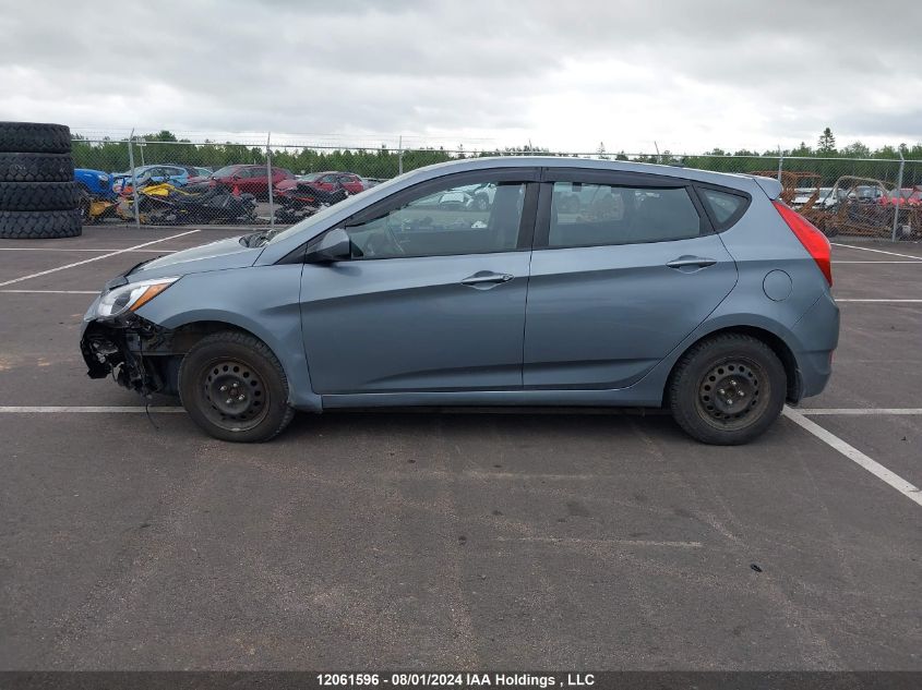 2017 Hyundai Accent Gl VIN: KMHCT5AE3HU358351 Lot: 12061596