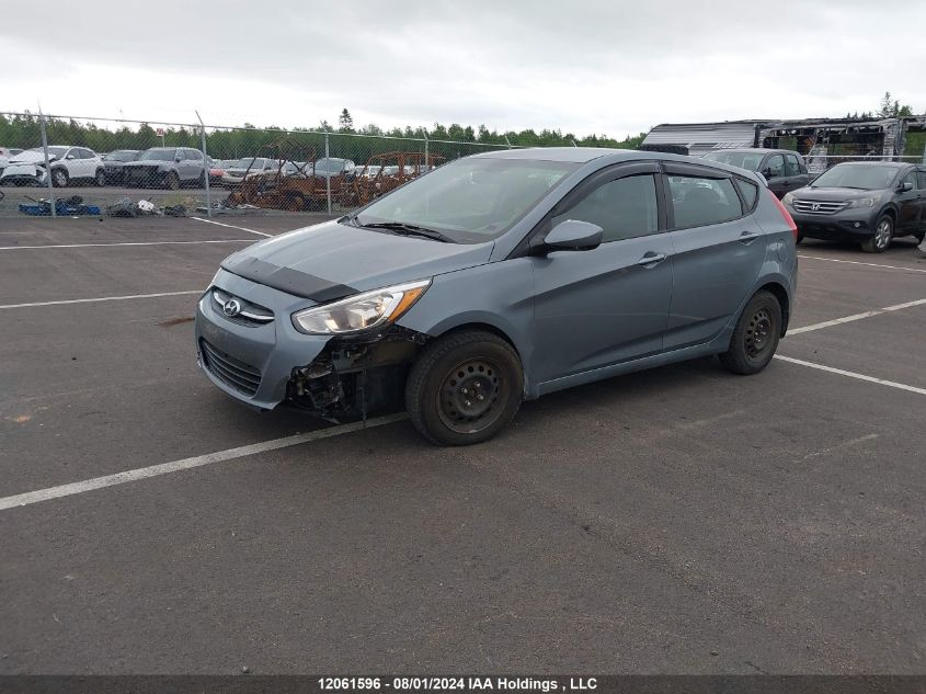 2017 Hyundai Accent Gl VIN: KMHCT5AE3HU358351 Lot: 12061596