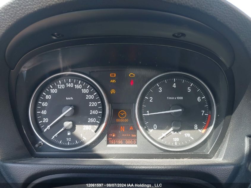 2009 BMW 3 Series VIN: WBAWC33539PU84726 Lot: 12061597