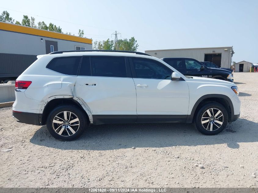 2022 Volkswagen Atlas Se VIN: 1V2LP2CAXNC517206 Lot: 12061620