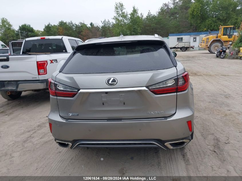 2017 Lexus Rx 350/Base/F Sport VIN: 2T2BZMCAXHC078521 Lot: 12061634