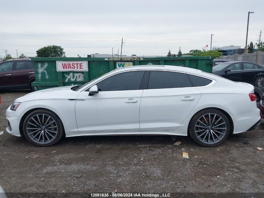 2021 Audi A5 Sportback VIN: WAUAACF53MA010248 Lot: 12061635