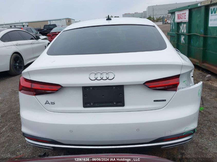 2021 Audi A5 Sportback VIN: WAUAACF53MA010248 Lot: 12061635