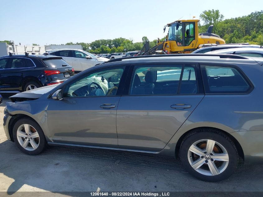 2019 Volkswagen Golf Sportwagen VIN: 3VW117AU8KM512811 Lot: 12061640