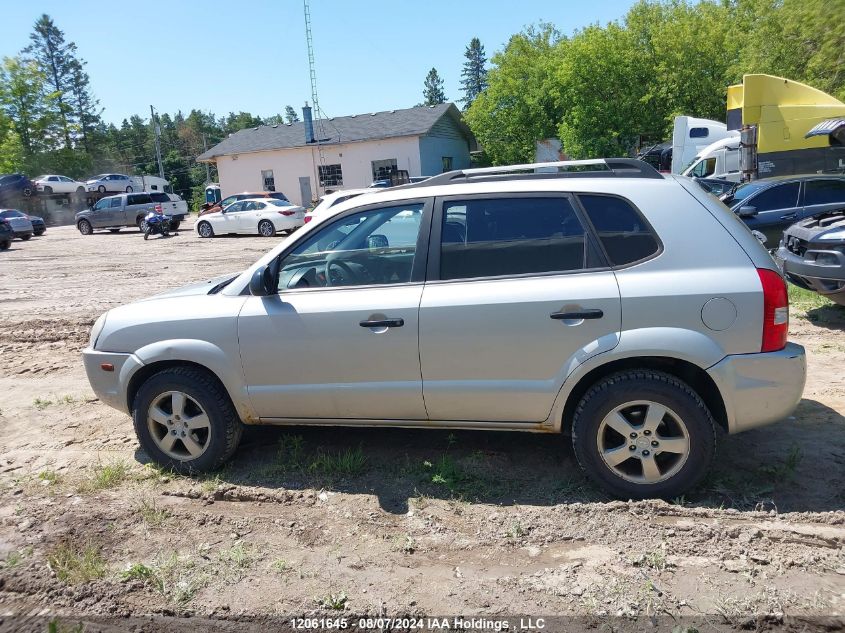 2007 Hyundai Tucson VIN: KM8JM12B27U656230 Lot: 12061645