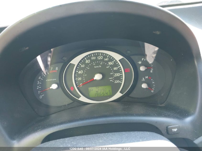 2007 Hyundai Tucson VIN: KM8JM12B27U656230 Lot: 12061645